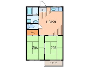 ウイング南口の物件間取画像